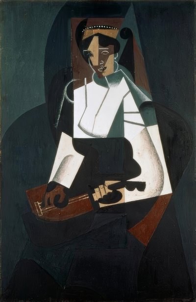 The Woman with the Mandolin by Juan Gris